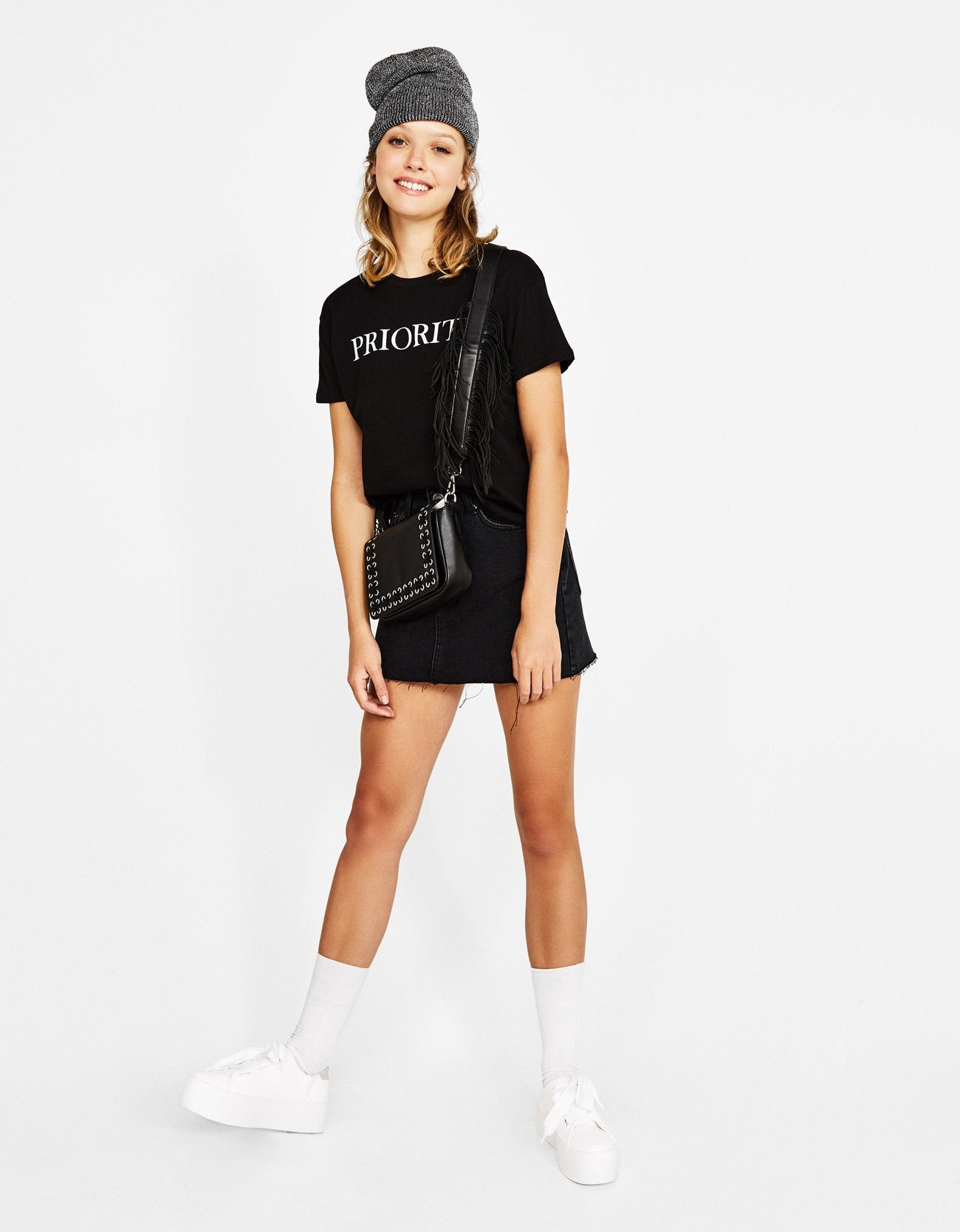 Flag Cotton Crewneck Sweater